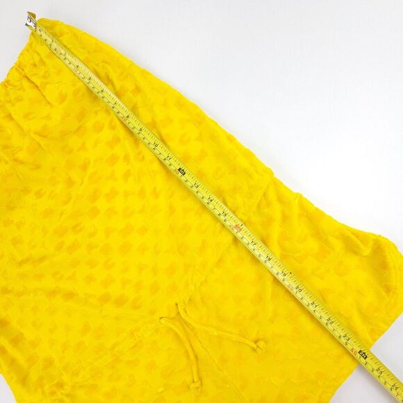MARC JACOBS 90s Velour Logo Swim Cover Up Resort Romper Yellow Y2k Sporty Glam - Picture 5 of 9
